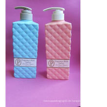 20 Unzen Körperwäsche Square Flaschen mit Soft Touch Aussehen